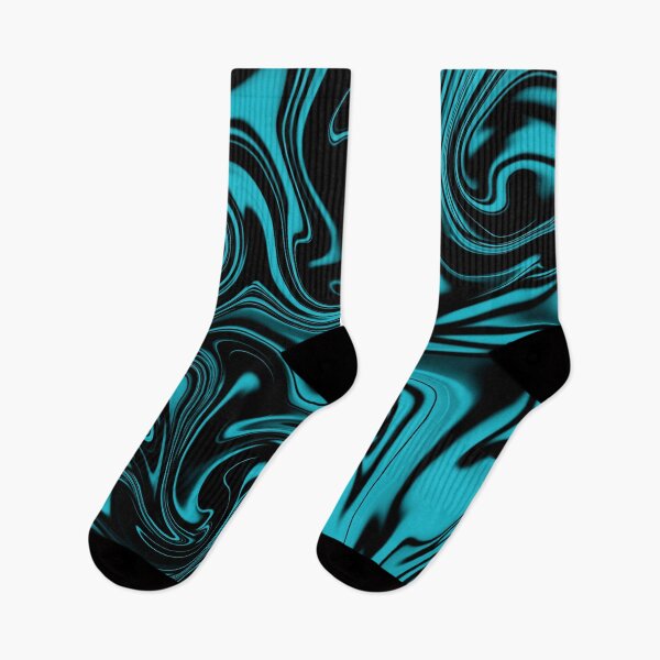 Item preview, Turquoise And Black Liquid Art 3. Liquid Marble. Abstract Design. designed and sold by Jason123za.