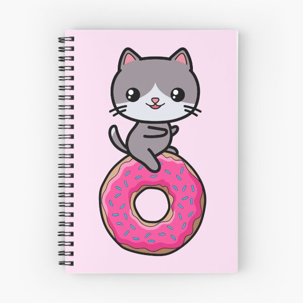 Artikelvorschau, Katze Kawaii Donut süß entworfen und verkauft von awesomekawaii.