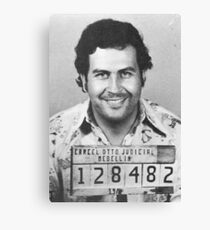 PABLO ESCOBAR MUGSHOT Canvas Print