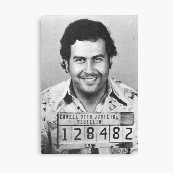 PABLO ESCOBAR MUGSHOT Canvas Print
