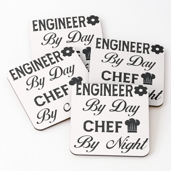 Item preview, Engineer By Day, Chef By Night. designed and sold by LiteforART.