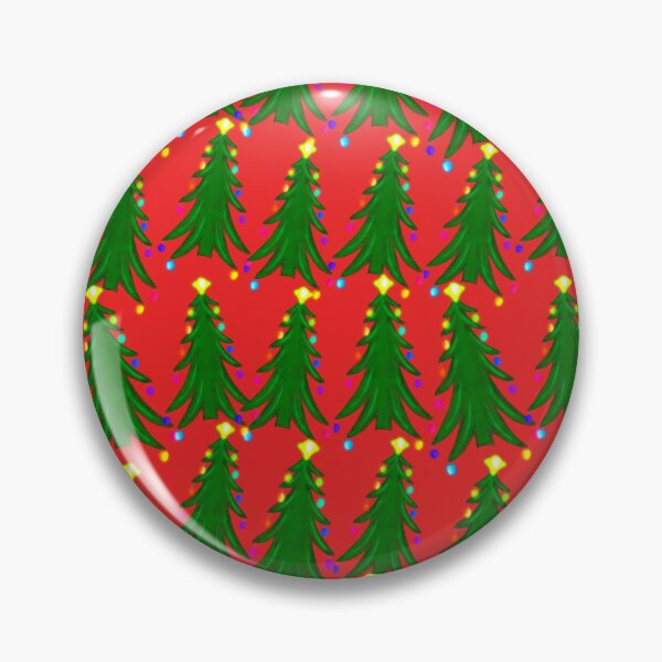 Item preview, Christmas trees pattern - red designed and sold by GinaDesignUK.