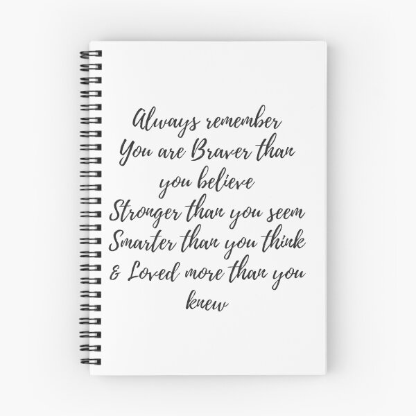 Item preview, Always remember you are braver than you believe, stronger than you seem, smarter than you think & love more than you knew designed and sold by SacredPotential.