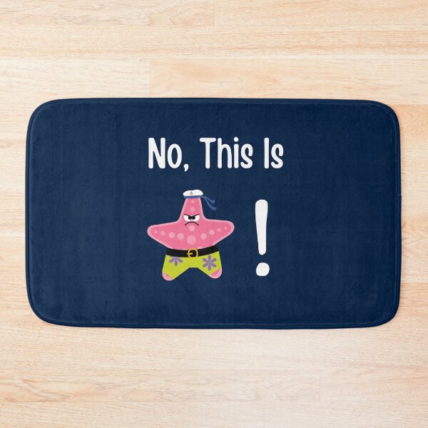 Item preview, No, This is Patrick! Starfish Cartoon Meme (white) designed and sold by MillennialMemer.