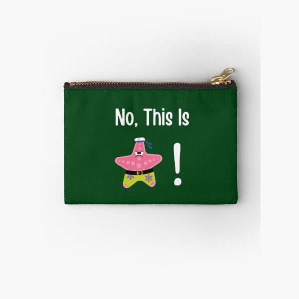 Item preview, No, This is Patrick! Starfish Cartoon Meme (white) designed and sold by MillennialMemer.