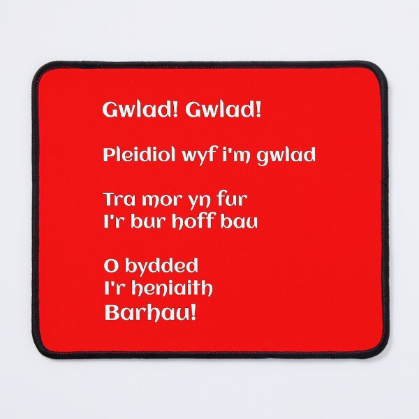 Item preview, Mae Hen Wlad Fy Nhadau (Wyn) designed and sold by Aurorapod.