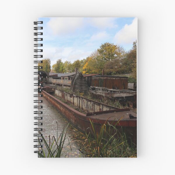 Item preview, Leaky Abandoned Barge  designed and sold by OnHeathAndMoor.