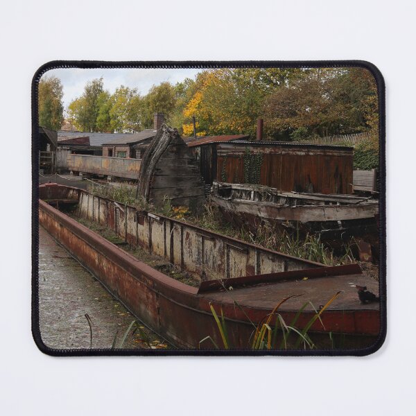 Item preview, Leaky Abandoned Barge  designed and sold by OnHeathAndMoor.