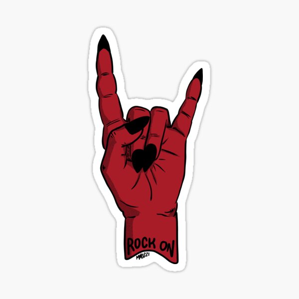 Rock On Sticker