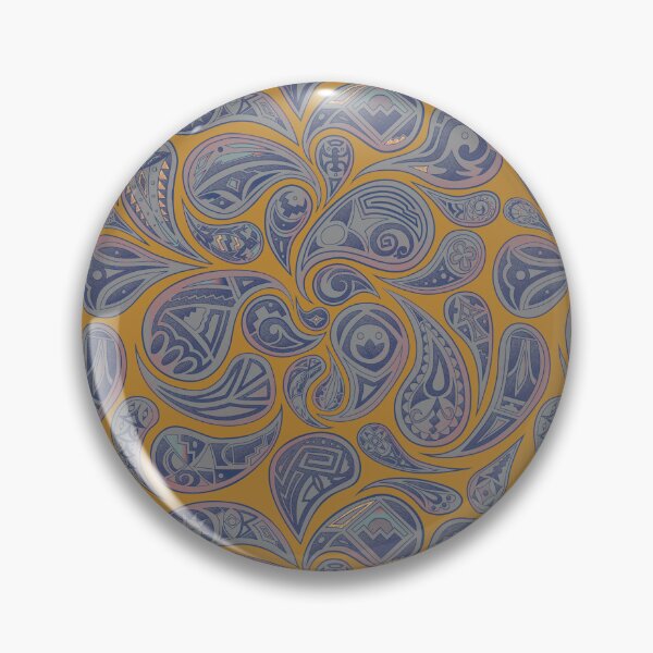 Item preview, Ilustraciones digitales de patrones de Paisley retro inspirados en los nativos americanos por Kasey Dutton designed and sold by Caummon Thread.