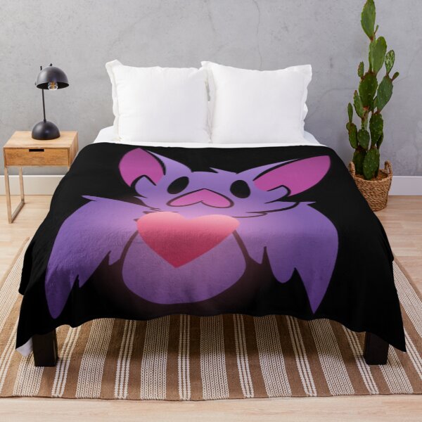 Item preview, Cute Purple Heart Bat designed and sold by VirtualFaries.