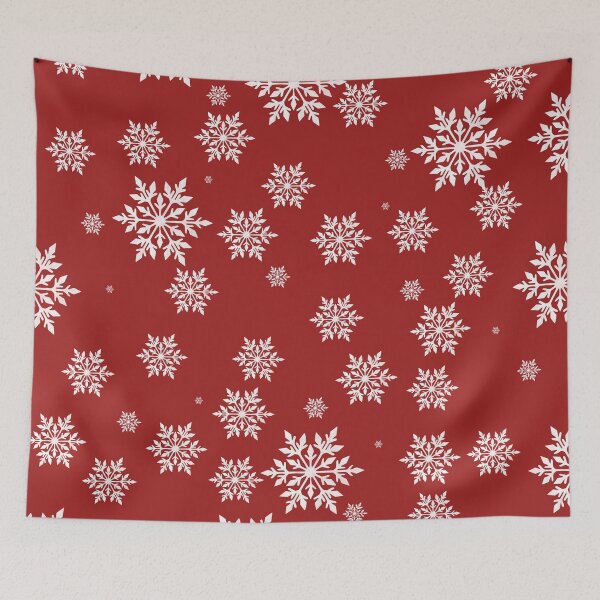 Item preview, Snowflakes - red designed and sold by GinaDesignUK.