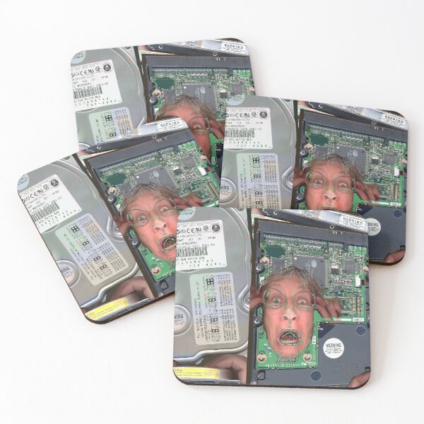 Item preview, crashed hard drive designed and sold by Margaret Hockney.