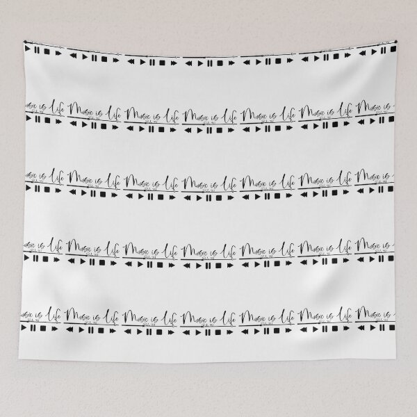 Item preview, Music is Life with the Bible Verse Psalm 95.1 designed and sold by onlyscriptures.