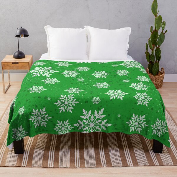 Item preview, Snowflakes - green designed and sold by GinaDesignUK.