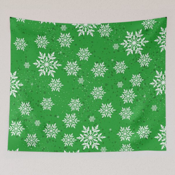 Item preview, Snowflakes - green designed and sold by GinaDesignUK.