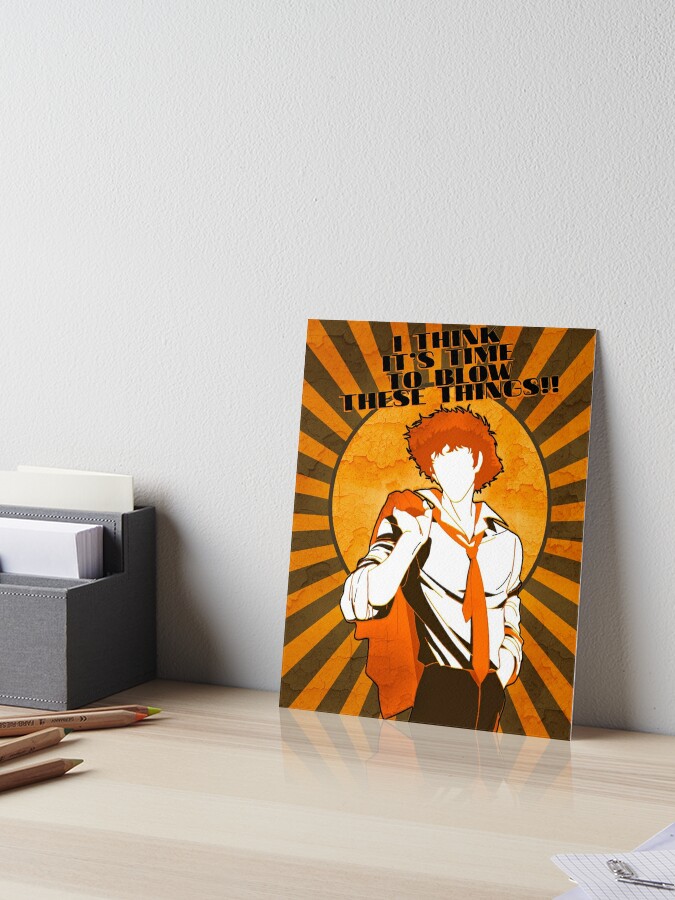 Spike Spiegel Art Board Print By Itsitasil Redbubble