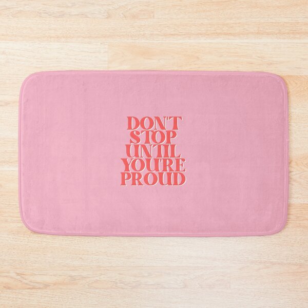 Item preview, Don't stop until you're proud retro design designed and sold by SophieLogan.