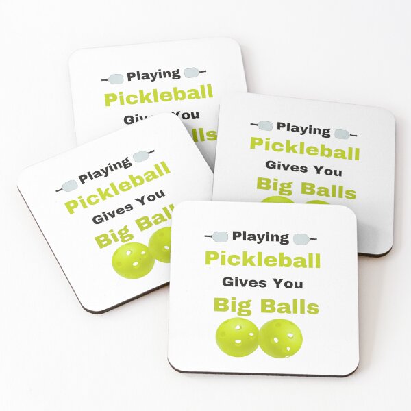 Item preview, Playing Pickleball Gives You Big Balls Funny Quote designed and sold by Dewlangrial.