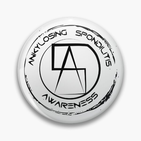 Item preview, Ankylosing Spondylitis Awareness Stamp Logo designed and sold by The Chronic's  Chronicles.