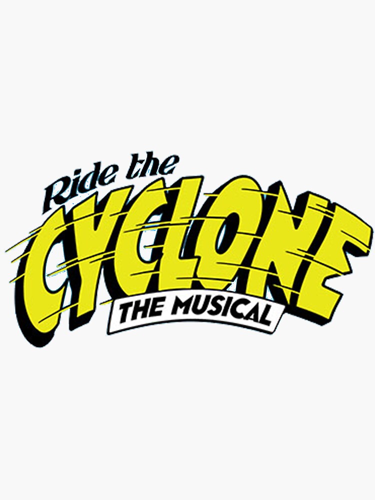 "Ride The Cyclone" Sticker for Sale by anlace7 Redbubble
