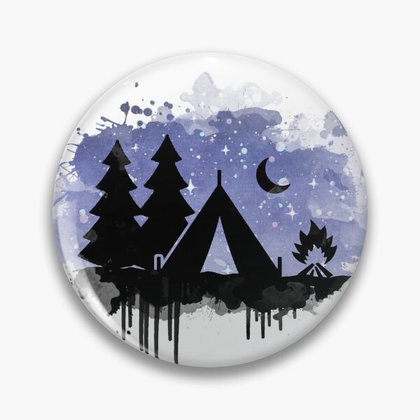 Item preview, Camping Under the Watercolor Stars designed and sold by amandartwork.
