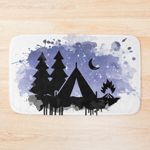 Item preview, Camping Under the Watercolor Stars designed and sold by amandartwork.
