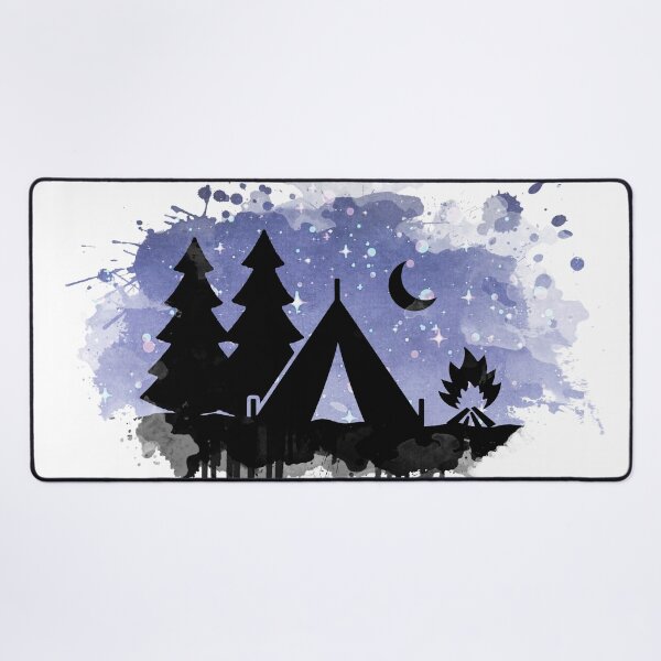 Item preview, Camping Under the Watercolor Stars designed and sold by amandartwork.