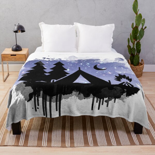 Item preview, Camping Under the Watercolor Stars designed and sold by amandartwork.