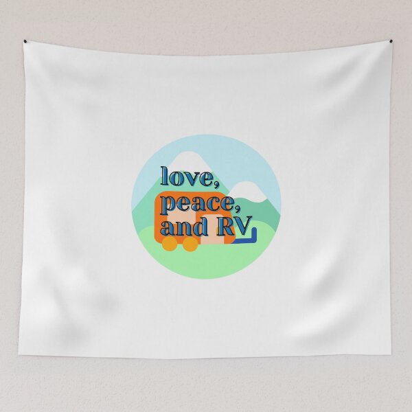 Item preview, amor, paz y RV designed and sold by Avancal-Indy.