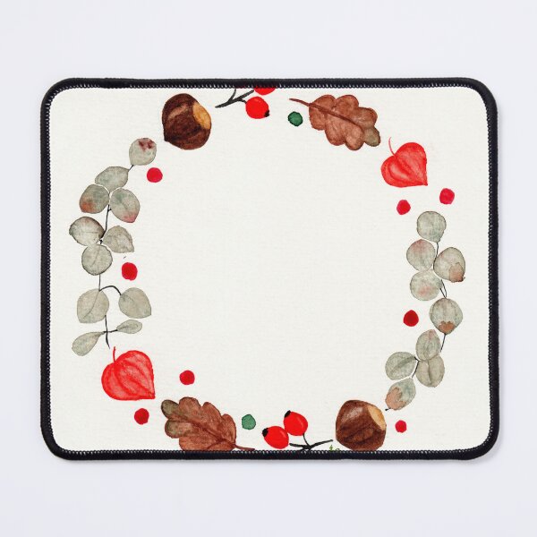 Item preview, Christmas wreath of leaves and autumn fruits designed and sold by Cacatuart.