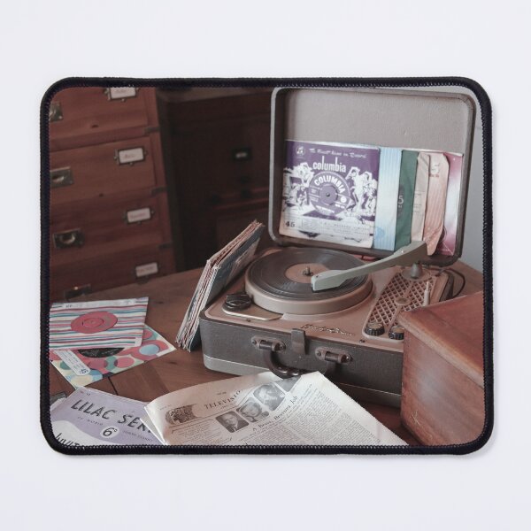 Item preview, Retro Record Player designed and sold by OnHeathAndMoor.