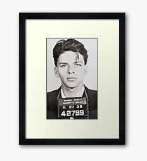 FRANK SINATRA MUGSHOT Framed Print
