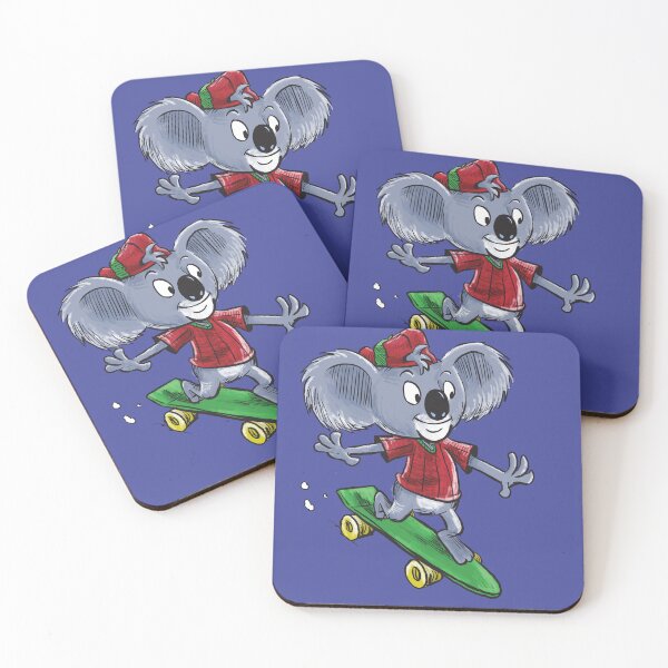 Item preview, Skateboarding Koala designed and sold by RobPetersArt.