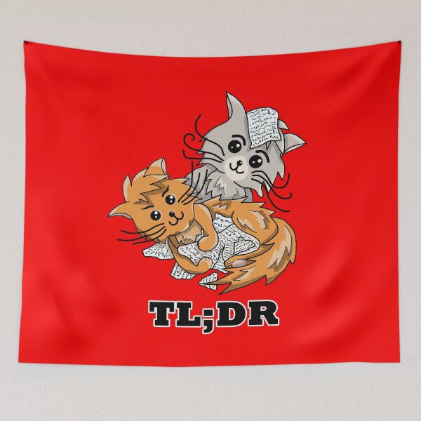 Item preview, Tldr cute cats designed and sold by BeingNow.
