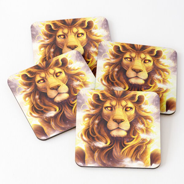 Item preview, Cutedom - Golden Lion In The Sky designed and sold by RaynbowCute.