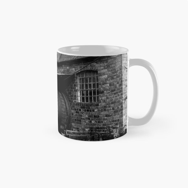 Item preview, Black & White Industrial Revolution Engine House designed and sold by OnHeathAndMoor.