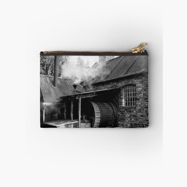 Item preview, Black & White Industrial Revolution Engine House designed and sold by OnHeathAndMoor.