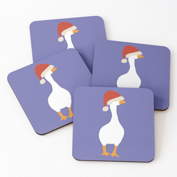 Item preview, Minimal Abstract Christmas Goose Gamer in Santa Hat designed and sold by ellenhenry.