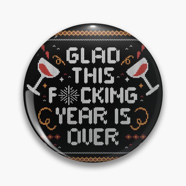 Item preview, Glad This Fucking Year is Over  - Funny Ugly Sweater Gift designed and sold by EduEly.