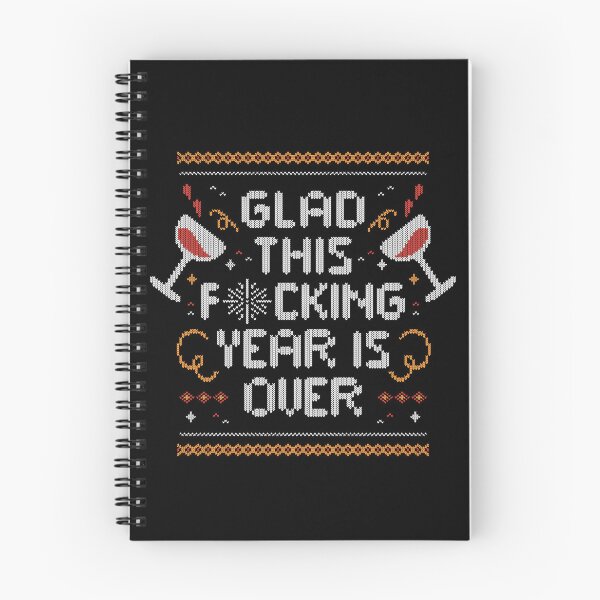 Item preview, Glad This Fucking Year is Over  - Funny Ugly Sweater Gift designed and sold by EduEly.
