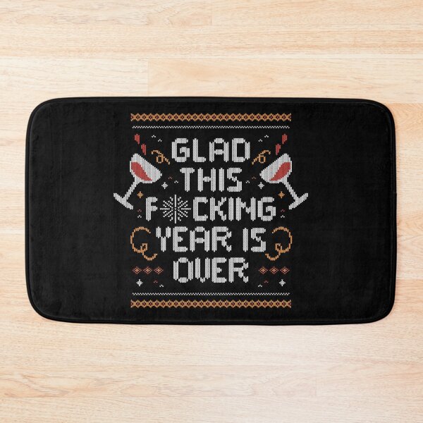 Item preview, Glad This Fucking Year is Over  - Funny Ugly Sweater Gift designed and sold by EduEly.