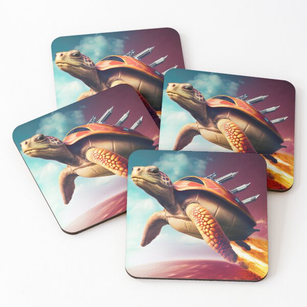 Item preview, Fast turtle with rocket propulsion designed and sold by RK - Shop.