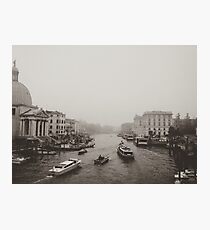 Venezia w / Nebel Fotodruck