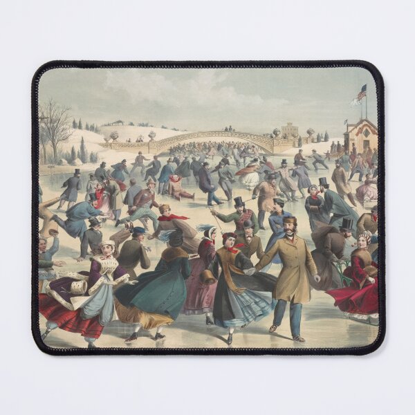 Item preview, Central Park, Winter. The skating pond. New York designed and sold by BeaSchoney.