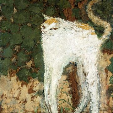 Artwork thumbnail, Le Chat Blanc by Pierre Bonnard by nextstepdesigns