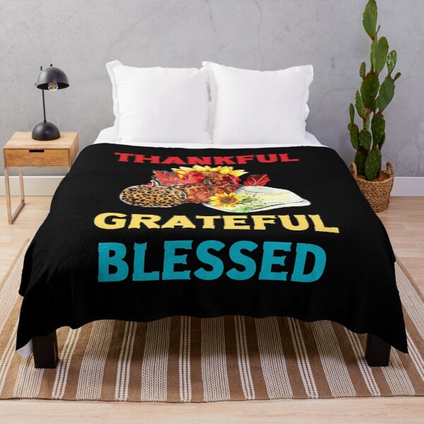 Item preview, Thankful grateful blessed leopard | happy hallo thanksmas greetings | gifts for thanksgiving lovers designed and sold by ThanksVibe.