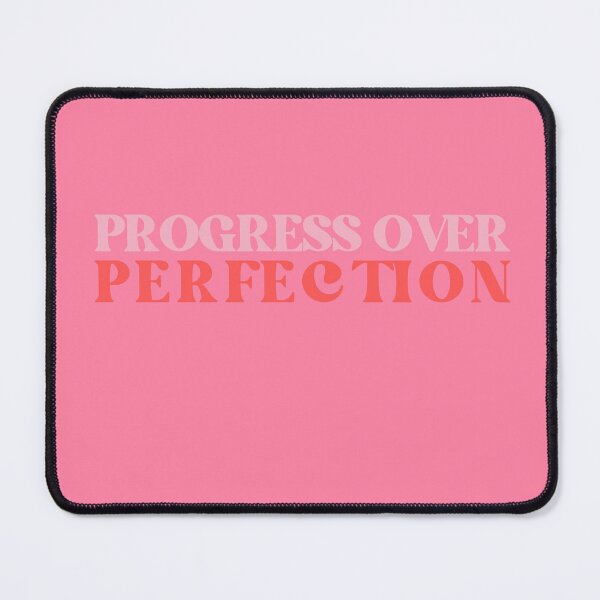 Item preview, Progress over perfection retro text design designed and sold by SophieLogan.