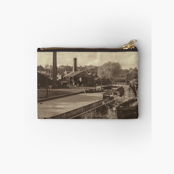 Item preview, Industrial Revolution Shipyard Photo Sepia designed and sold by OnHeathAndMoor.