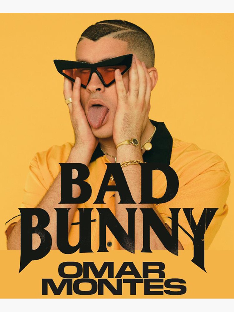 "BAD BUNNY ALBUM 2020 A" Sticker for Sale by devonw6ka Redbubble